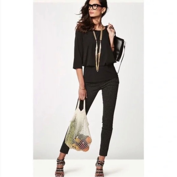 CAbi Tops - Cabi Black Indulgence 3/4 Sleeve Blouse Style #5205 Size XL